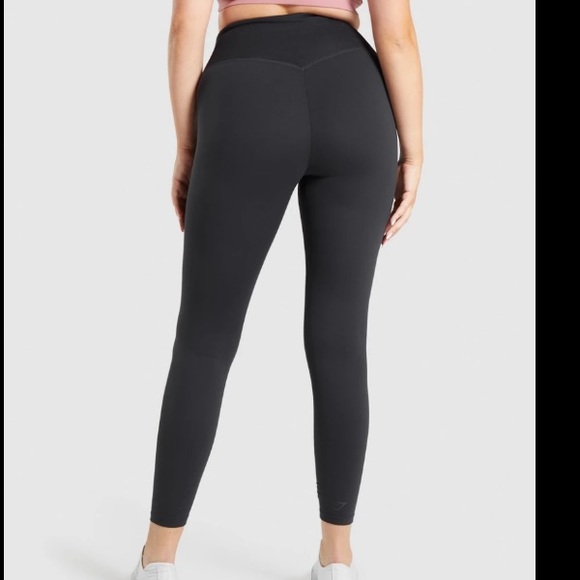 GYMSHARK High Waisted Whitney Rib Waist Leggings - Picture 3 of 9